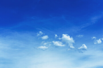 Wall Mural - blue sky with clouds many beautiful white