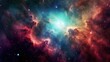 space galaxy cloud nebula. Stary night cosmos. Universe science astronomy. Supernova background generative AI