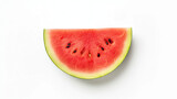 Fresh watermelon on a white background
