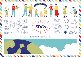 Wall Mural - SDGs　持続可能な社会　素材集