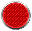 Red reflector, illustration transparent background