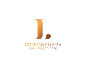 Sticker - L logo. L letter logo template elements. personal monogram. Vector elegant logo. letter L logo design letter L luxurious