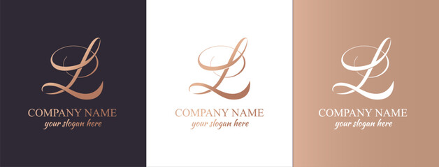 L logo. L letter logo template elements. personal monogram. Vector elegant logo. letter L logo design letter L luxurious