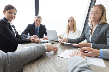 Poster - Meeting of business partners