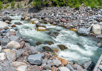 Wall Mural - Glacial River Whitewater 2