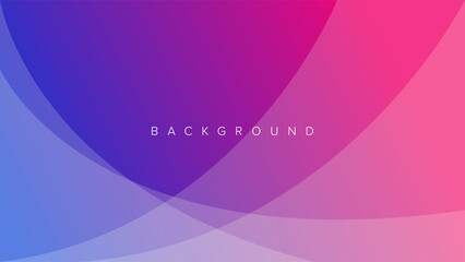 Abstract background banner curve color design