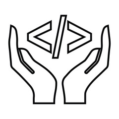 Coding, programming, development icon