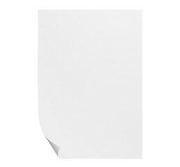 Blank bended paper sheet, cut out