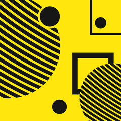 Wall Mural - minimal geometric vector design template. minimalistic shapes.