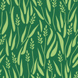 Seamless decorative  foliage vector pattern