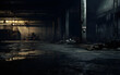 Dark Warehouse Garage