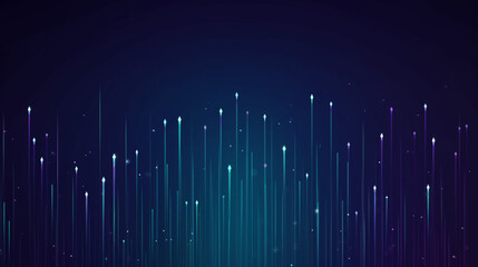 Wall Mural - lines going up lines cybersecurity background technology concept.