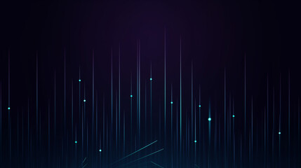 Wall Mural - lines going up lines cybersecurity background technology concept.