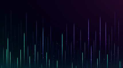 Wall Mural - lines going up lines cybersecurity background technology concept.