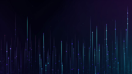 Wall Mural - lines going up lines cybersecurity background technology concept.