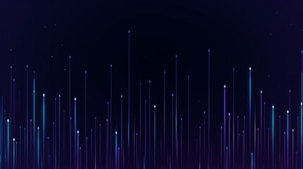 Wall Mural - lines going up lines cybersecurity background technology concept.
