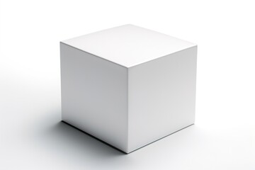 Sticker - white box on a white background. generated by AI.