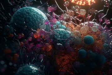 Cell human. Generate Ai