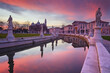 Padua, Italy. Cityscape image of Padua, Italy with Prato della Valle square at sunrise.