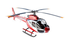 Isolated Helicopter On Transparent Background. AI