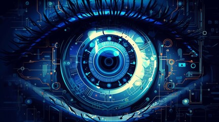 Wall Mural - world sight day 8th october generative ai