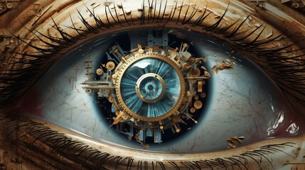 Wall Mural - world sight day 8th october generative ai