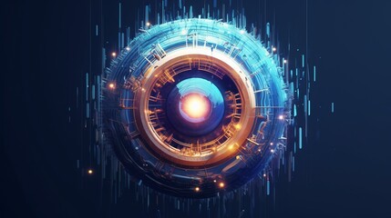 Wall Mural - world sight day 8th october generative ai