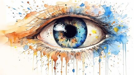 Wall Mural - world sight day 8th october generative ai