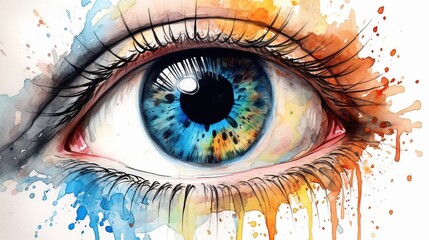 Wall Mural - world sight day 8th october generative ai