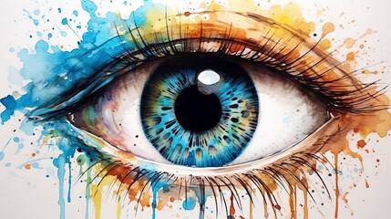 Wall Mural - world sight day 8th october generative ai