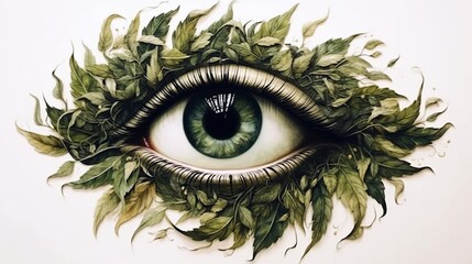 Wall Mural - world sight day 8th october generative ai