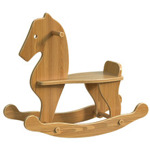 Wooden Rocking Horse Chair 3d Rendering