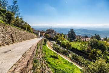 Poster - Volterra, Italy. The fortress wall, originally built by the Etruscans and reconstructed in subsequent periods, IV-III BC