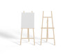 © hiddemaru - White canvas on an easel