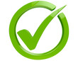 © Iman - check mark icon on transparent background