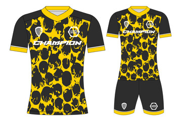 Soccer jersey design for sublimation, sport t shirt design
