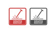 Scratch resistant design logo template illustration