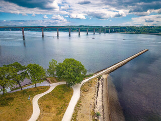 Vejle fjord highway bridge, Denmark