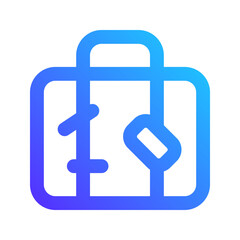 Poster - travel gradient icon