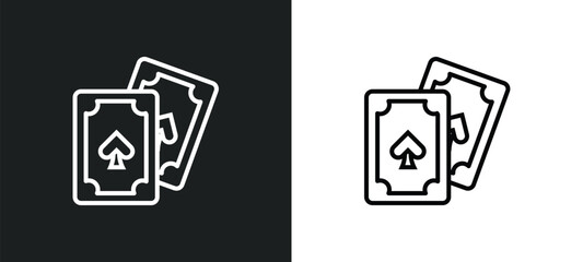 Wall Mural - line icon in white and black colors. flat vector icon from collection for web, mobile apps and