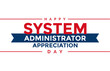 © Abay - System Administrator Appreciation Day, sysadmin day