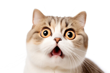 Poster - Surprised cat ai generated