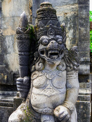 Wall Mural - Sculpture, Hindu Temple, Pandawa Beach, Bali