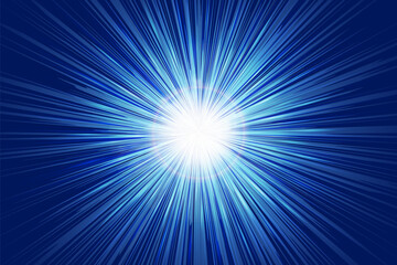 light background of explosion