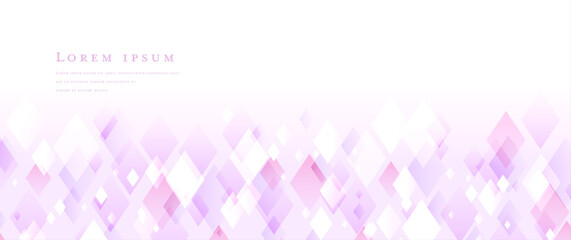 Wall Mural - abstract background with many diamonds (purple)