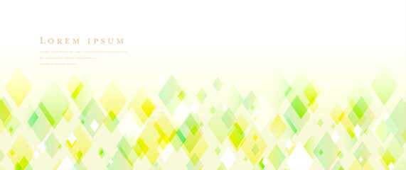 Wall Mural - abstract background with many diamonds (yellow)