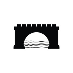 Sticker - Stone bridge logo icon