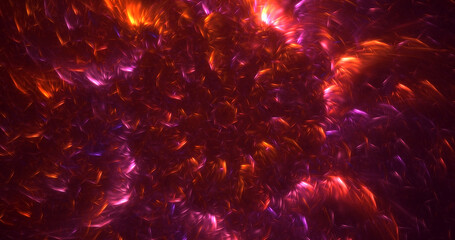 3D rendering abstract circle light background
