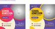 © RSDESIGN - Creative social media post template for school admission program