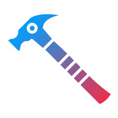 Wall Mural - Vector Design Hammer Icon Style